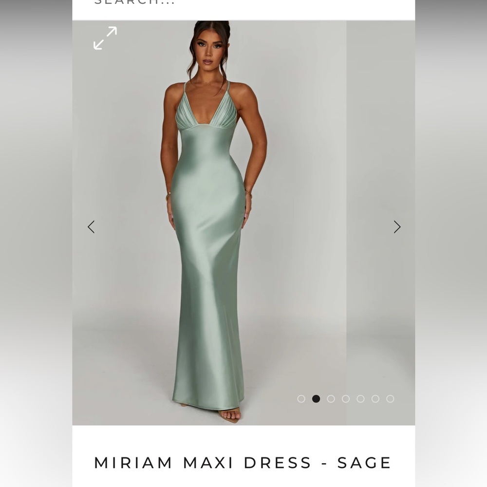 Miriam maxi dress- sage green size xs BRAND NEW (Babyboo fashion)